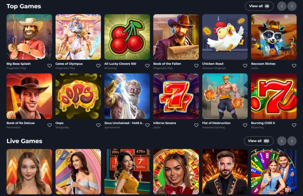 Die besten Online Casino Spiele